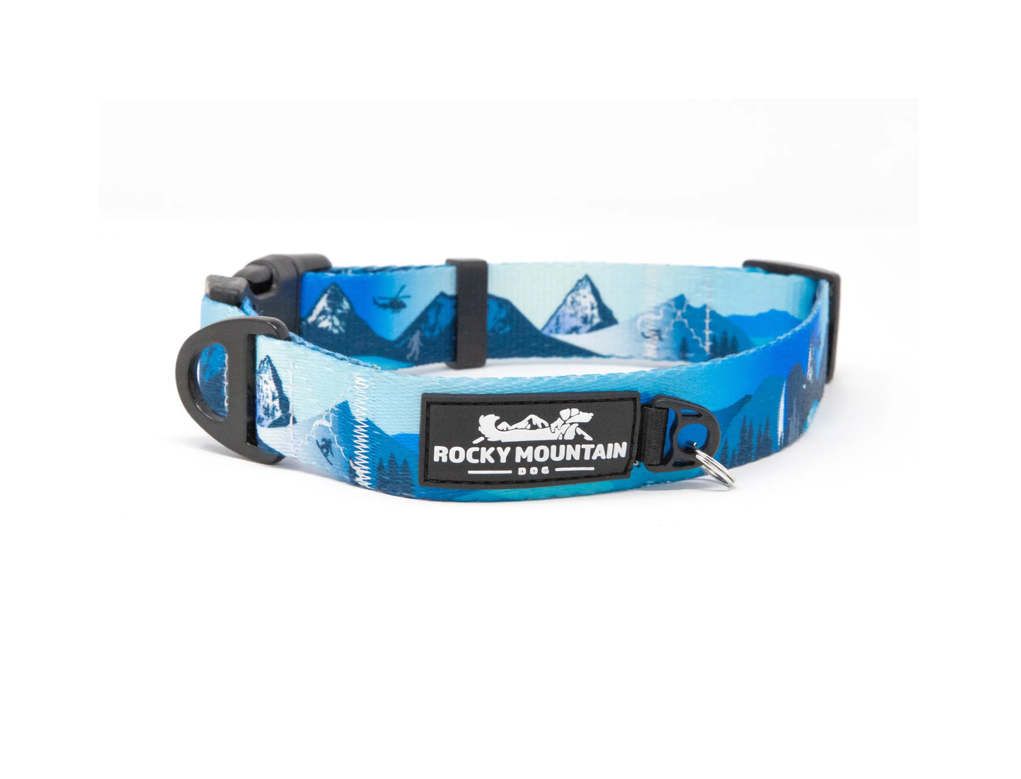 Collier Rocky Mountain Dog - Modèle Bleu Kootenay l'Hiver