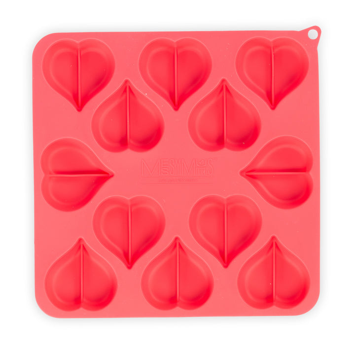 Moules en forme de cœur en silicone - Paquet de 2