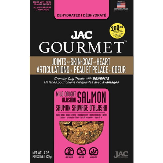 Jac Gourmet - Gâteries Croquantes avec Avantages - Saumon Sauvage