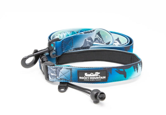 Laisse Rocky Mountain Dog - Vert et Noir (Canmore Aurore Boréale)